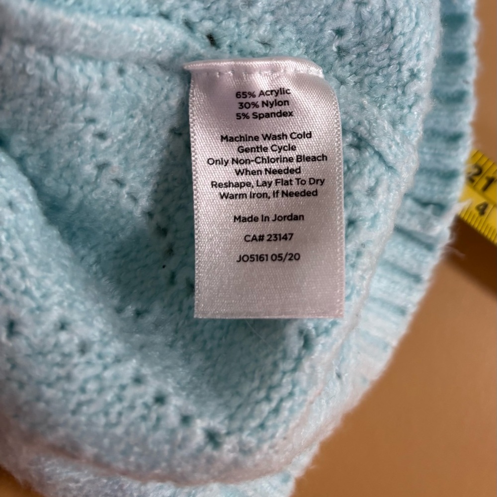 Talbots Light Blue super soft Women's Sweater Med - Picture 6 of 6